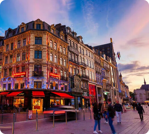 Rue commerçante du Vieux-Lille